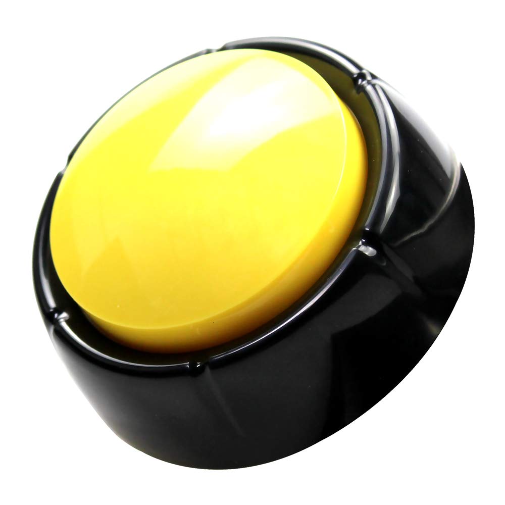Cover Dog Training Button Buzzer Button Custom Sound Button Recordable Talking Button Office Desk Gag Gift 30 Seconds 2 Aaa Batt