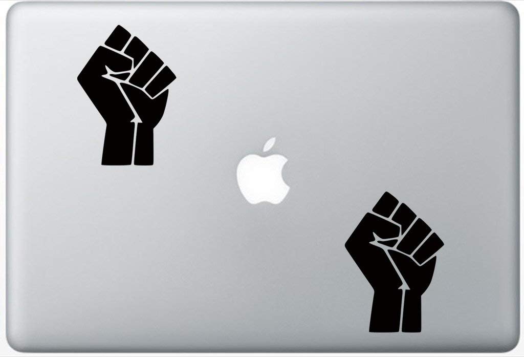 Black Lives Matter Symbol Arcdecals78600209 Set Of Two (2X) , Decal , Sticker , Laptop , Ipad , Car , Truck