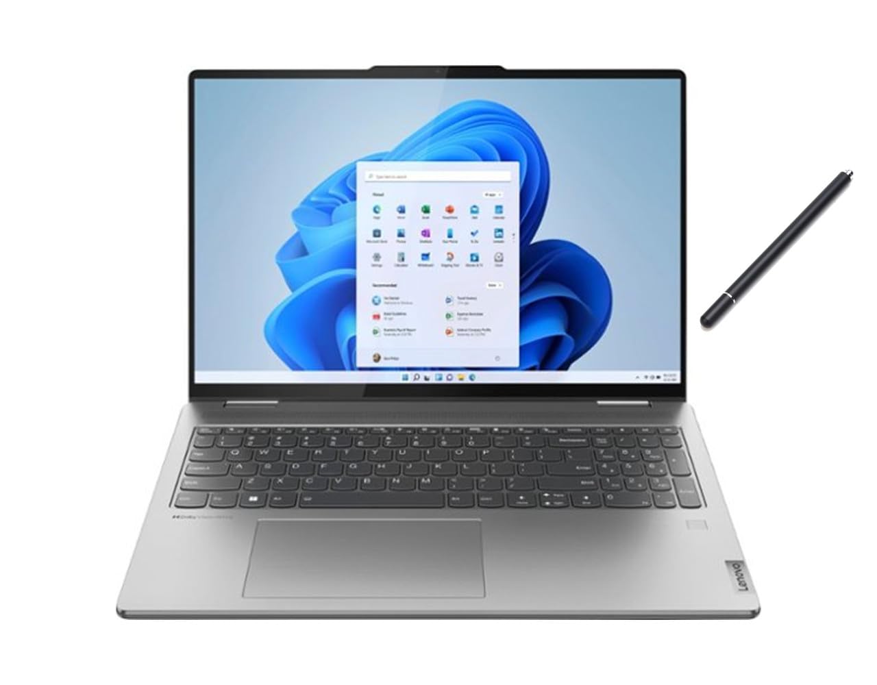 Lenovo Yoga 7 16 WUXGA 2 in 1 Touch Screen Laptop | AMD Ryzen 5 7535U | AMD Radeon 660M Graphics | 8GB RAM DDR5| 512GB SSD | Bac