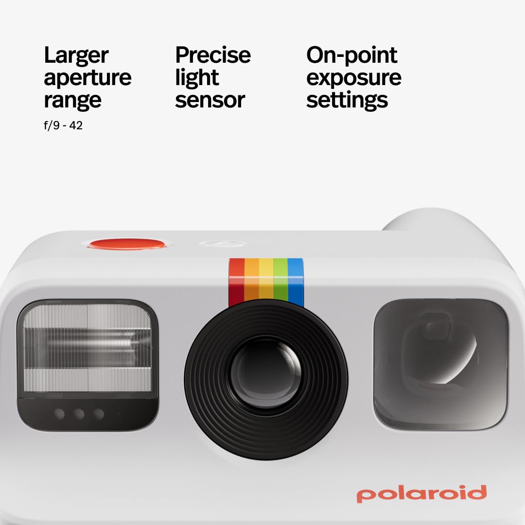 Polaroid Go Generation 2 - Mini Instant Film Camera - White (9097) - Only Compatible With Go Film