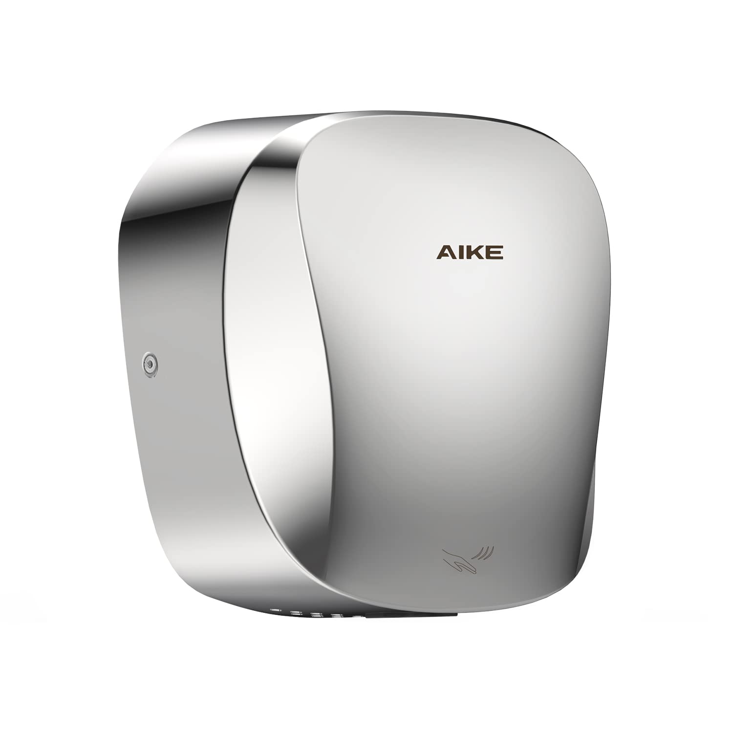 Aike Air Tank Heavy Duty Hand Dryer Hepa Filter Ul Approved 120V 1400W Polished Stainless Steel Finish Model Ak2903