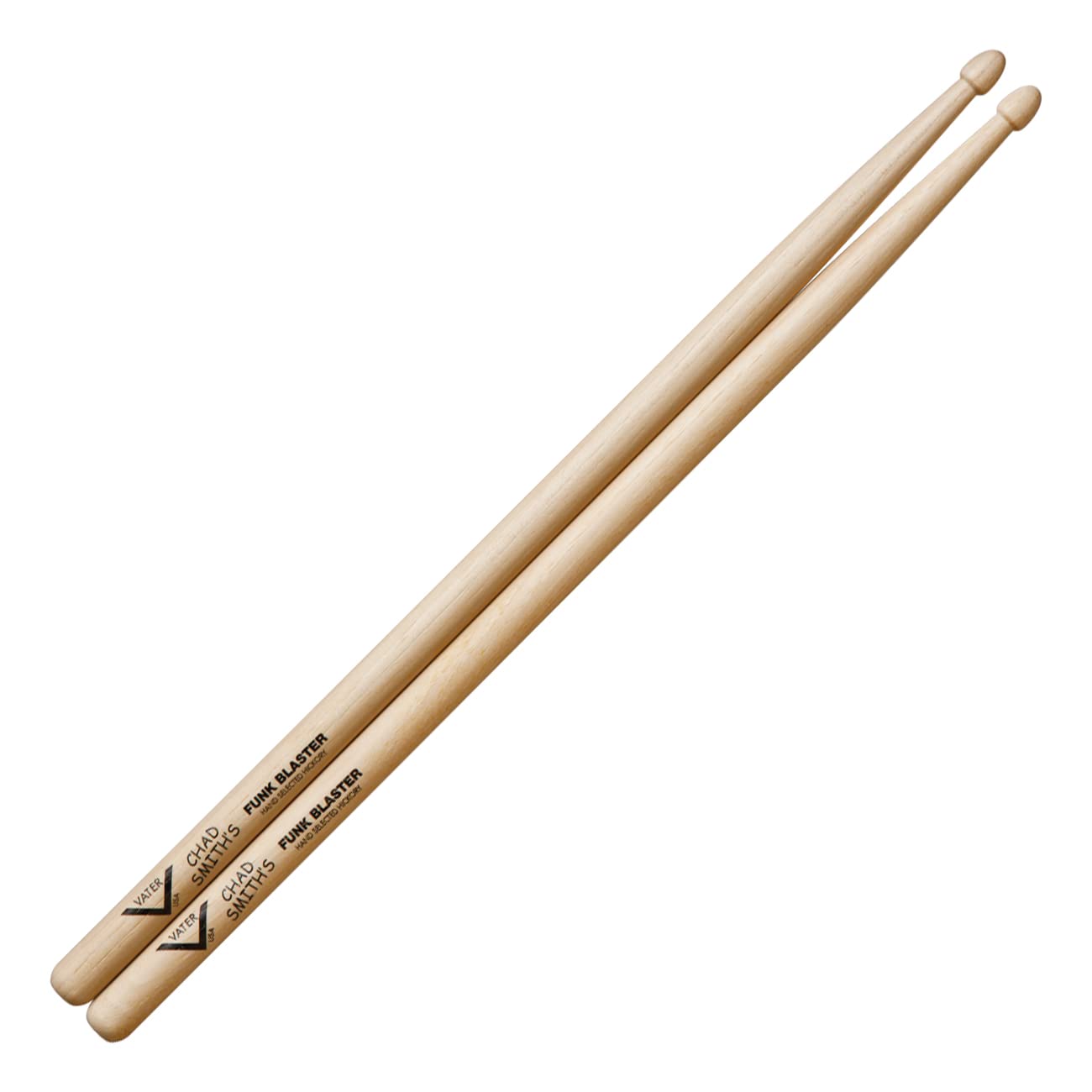 Vater Chadw Chad Smith'S Funk Blaster Hickory Wood Tip Drum Sticks, Pair