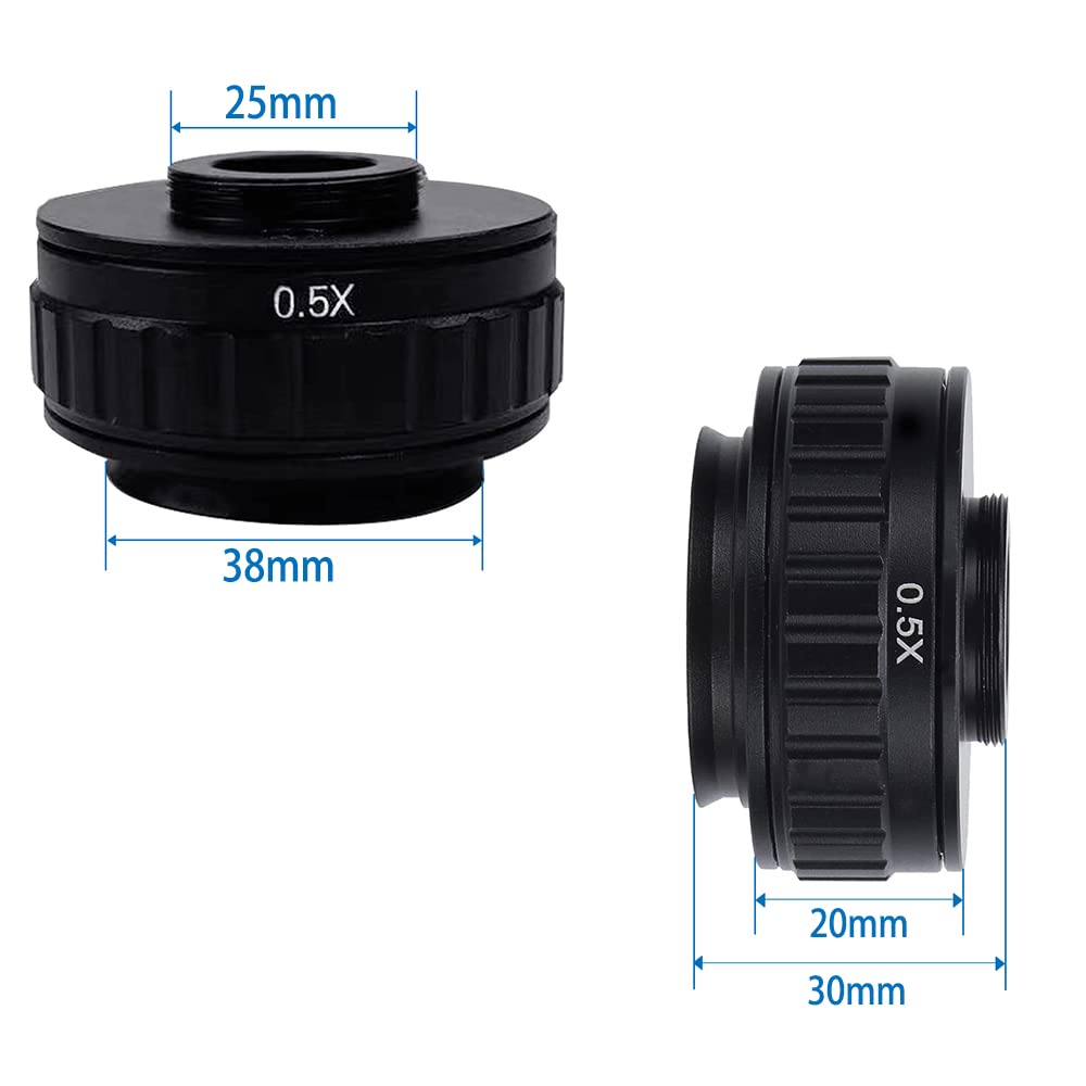 Parco Scientific Cm 19 0.5X Ctv Microscope Adapter For Trinocular Stereo Microscope, With 5Mm C Cs Mount Lens Adapter Ring