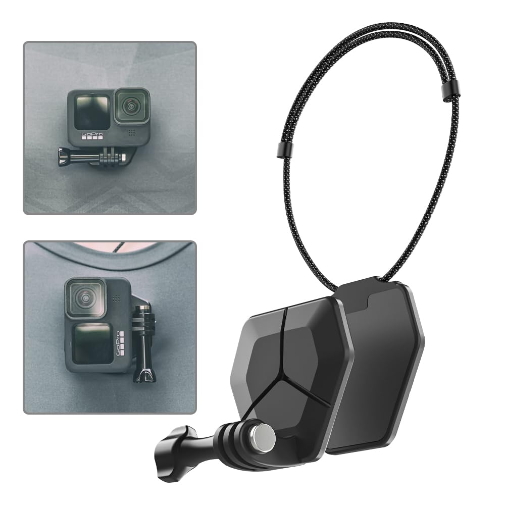 Skezn Magnetic Chest Mount Compatible With Gopro Hero 13/12/11/10/9/8 Black, Dji Osmo Action 5 Pro/4/3/2, Akaso, Insta360 And More