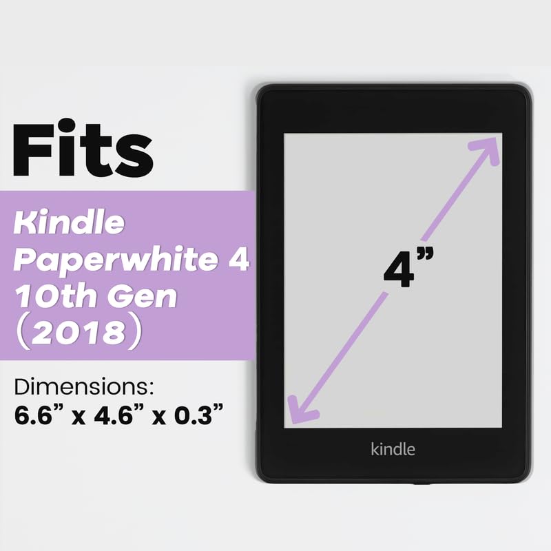 Strapsicle Clear Case For Kindle Paperwhite 10Th Generation (2018)  Transparent Silicone Protector Cover For Kindle Devices 40 B