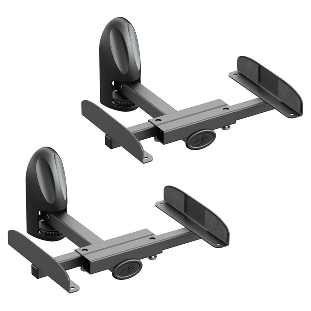 Avf Traditional Steel Side Clamping Speaker Mounts In Black (Set Of 2)