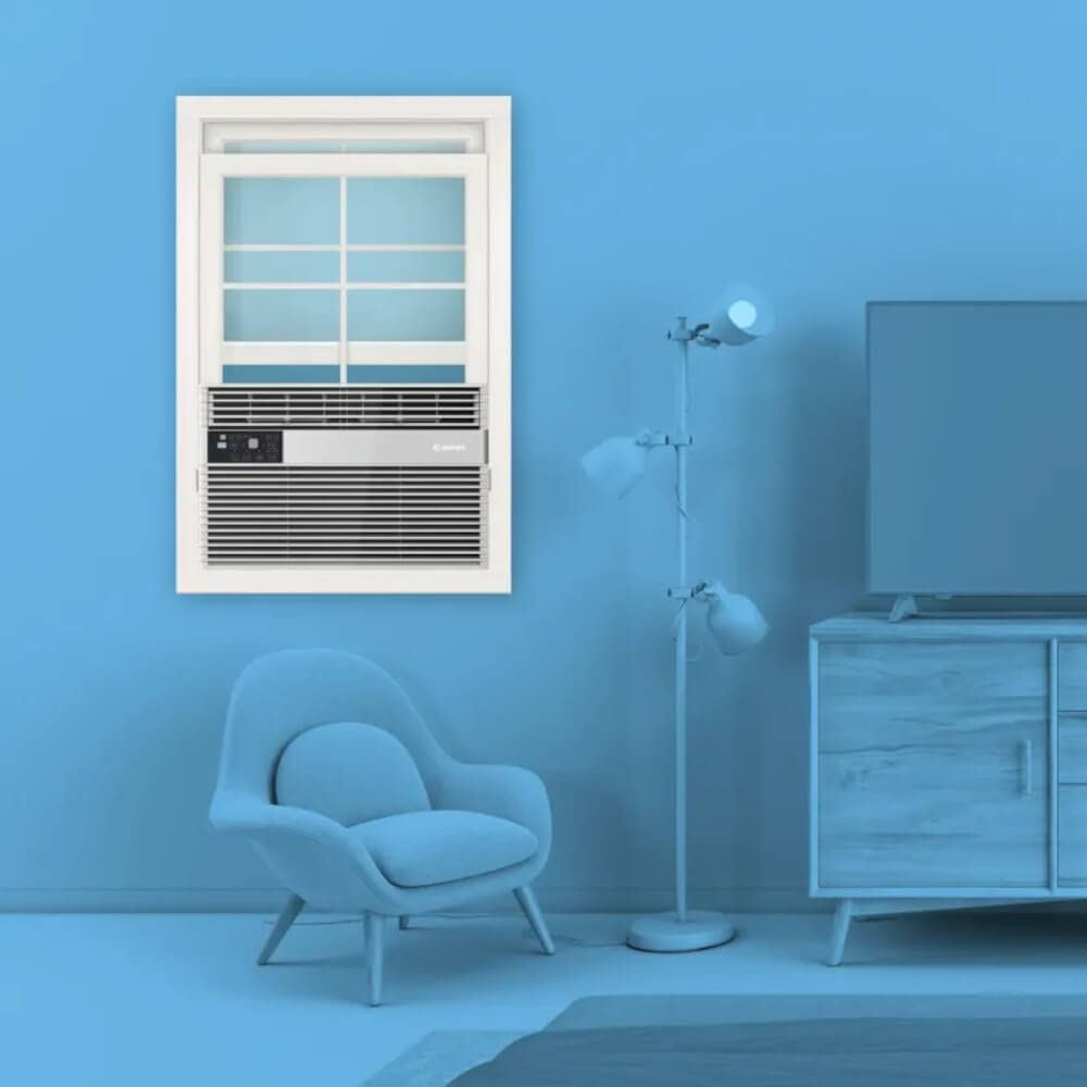 Element 10,000 Btu Window Air Conditio, Cools 450 Sq.Ft. (18' X 25' Room Size), Electronic Control With Remote, 3 Way Cooling &