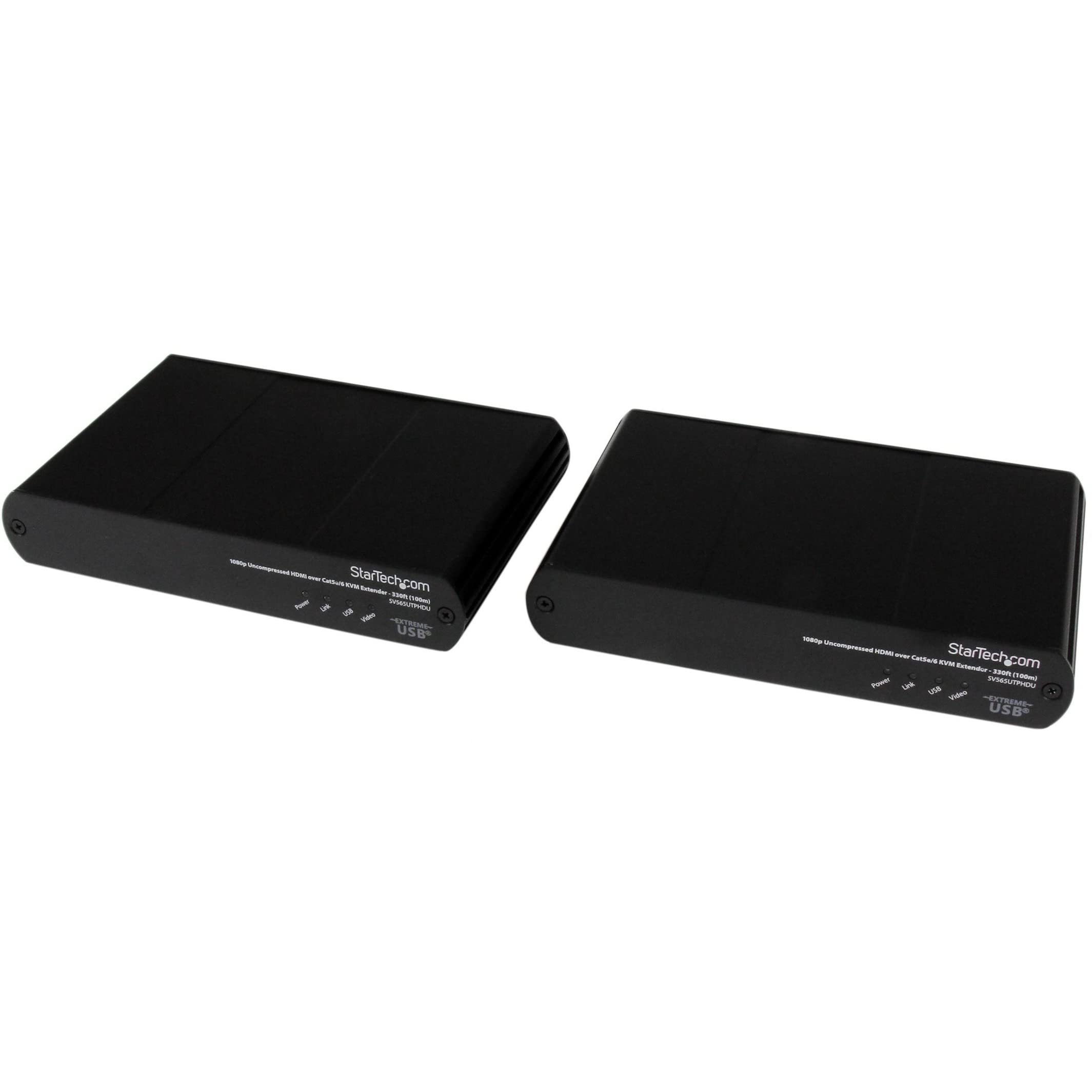StarTech.com 330ft (100m) USB HDMI Over CAT5e / CAT6 KVM Extender - 1080p Uncompressed HD Video - IT Grade KVM Console Extender 