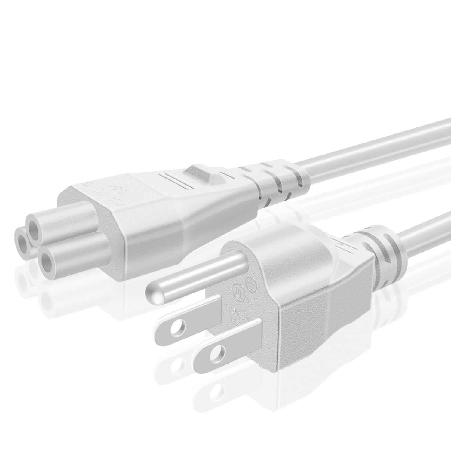 Tnp Universal Power Cord (6 Feet)   Iec320 C5 To Nema 5 15P 3 Prong Power Extension Cable Wire Connector Socket Plug Jack For La