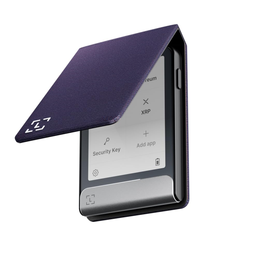 Ledger Flex Magnet Folio - Protection For Touchscreen Crypto Wallets (Party Aubergine)