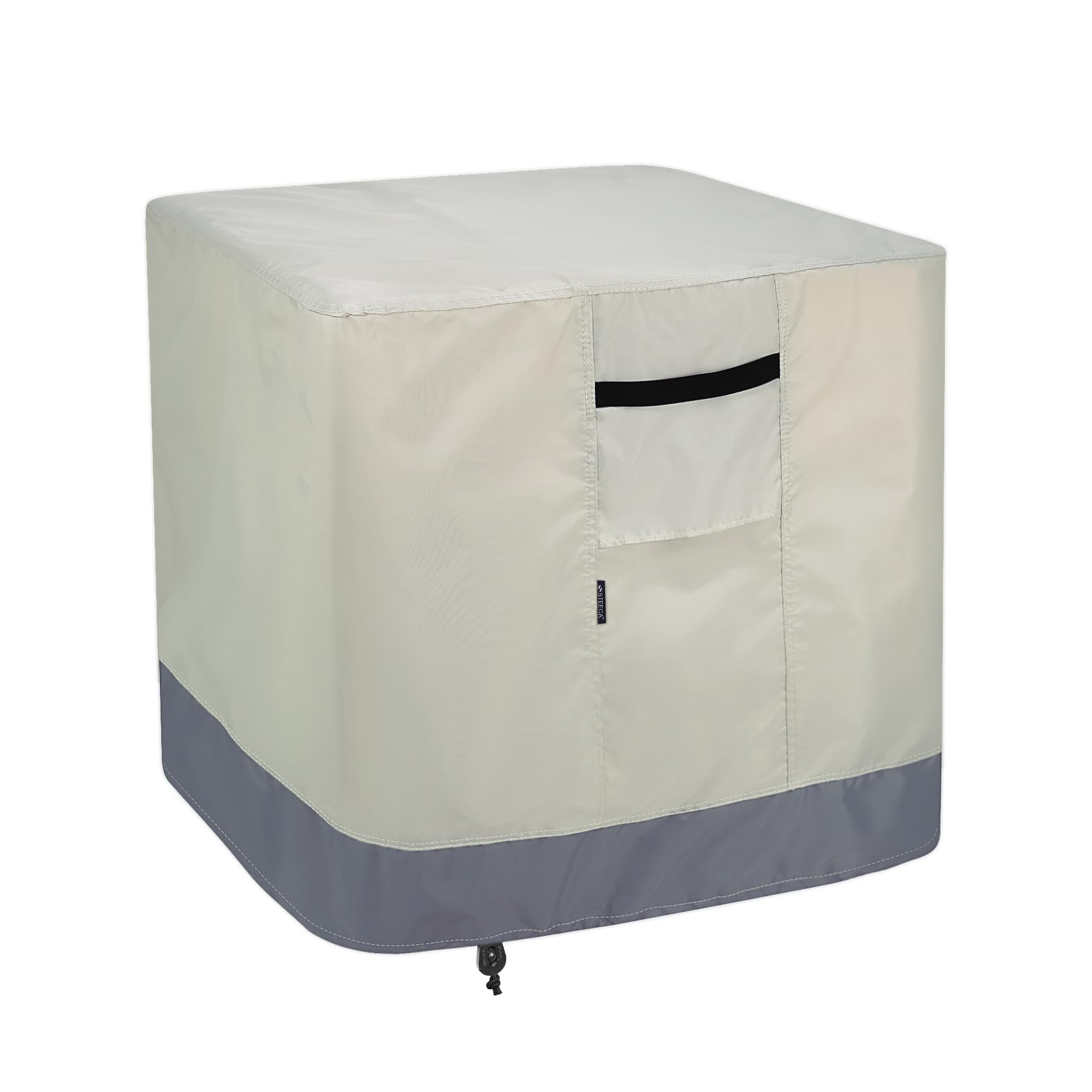 STEECA Air Conditioner Cover for Outside Units, Outdoor Waterproof Square Central AC Cover Fits up to 30L x 30W x 32H inch