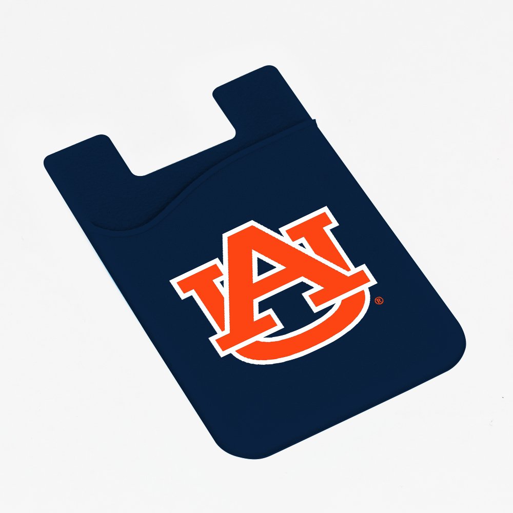 Guard Dog Silicone Credit Card Holder/Phone Wallet - Auburn Tigers