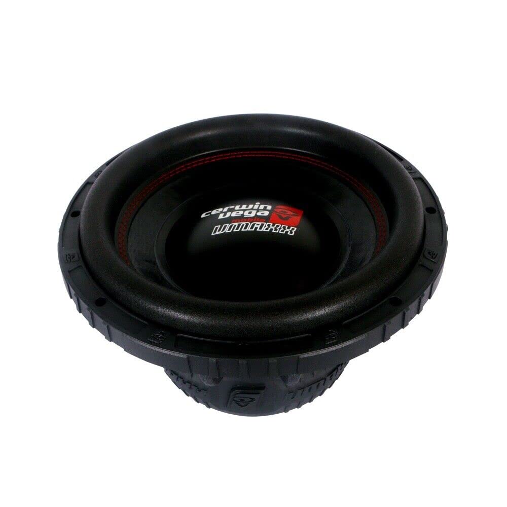 Cerwin Vega Mobile Cervmaxx8D4 Vmaxx8D4 1,000 Watt 8 In. Dual 4 Ohm Subwoofer, Black