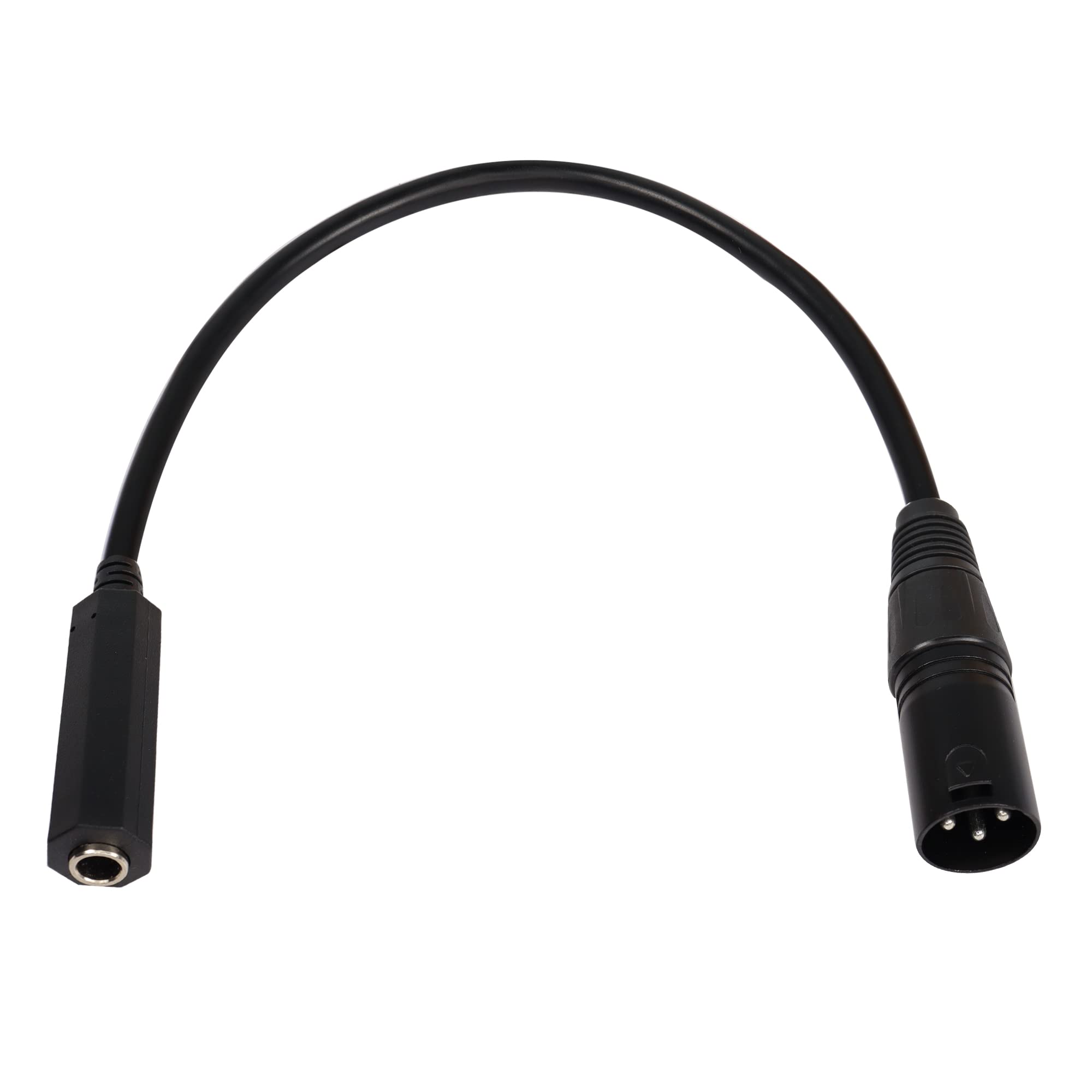 Qianrenon Xlr Male To 1/4'' Female Balance Cable Adapter Trs 6.35Mm To Xlr 3 Pin Mono Audio Connect Convert Interconnect Cable 3