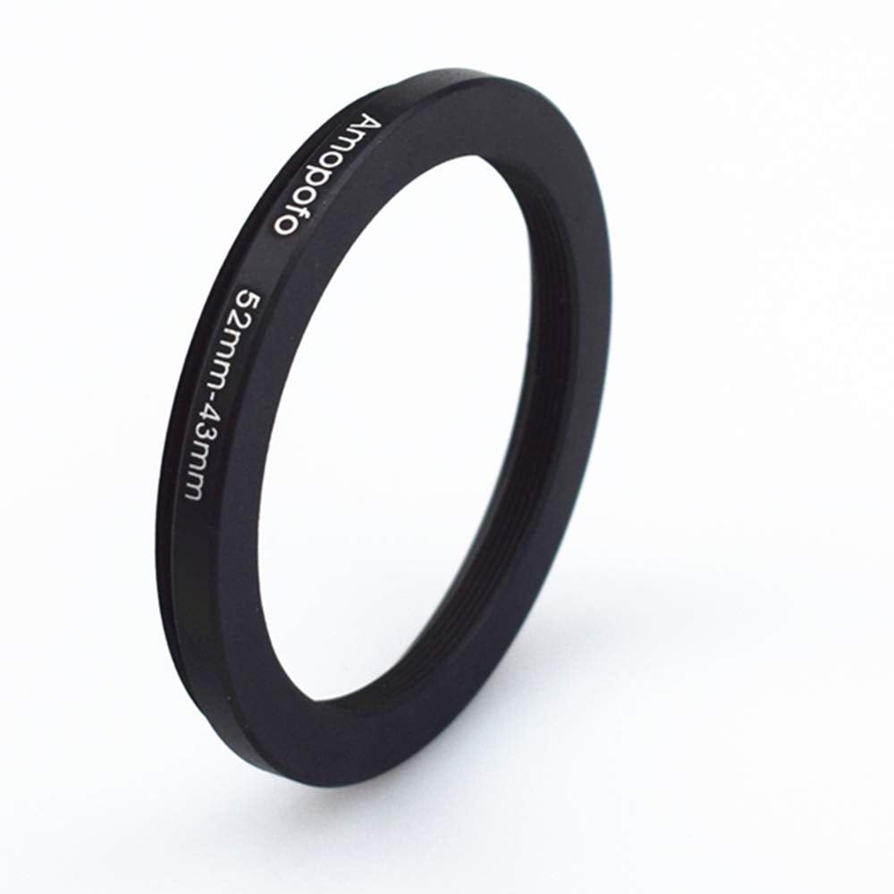 52Mm To 43Mm /52Mm 43Mm Step Down Ring Filter Adapter For All Brands Uv,Nd,Cpl,Metal Step Down Ring Adapter