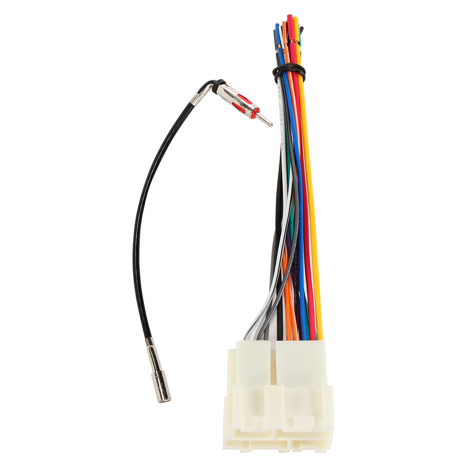 Red Wolf Radio Wiring Harness With Antenna Adapter Plug For 1989 2002 Chevy Gmc Buick Cadillac Aftermarket Stereo Install Connector Kit