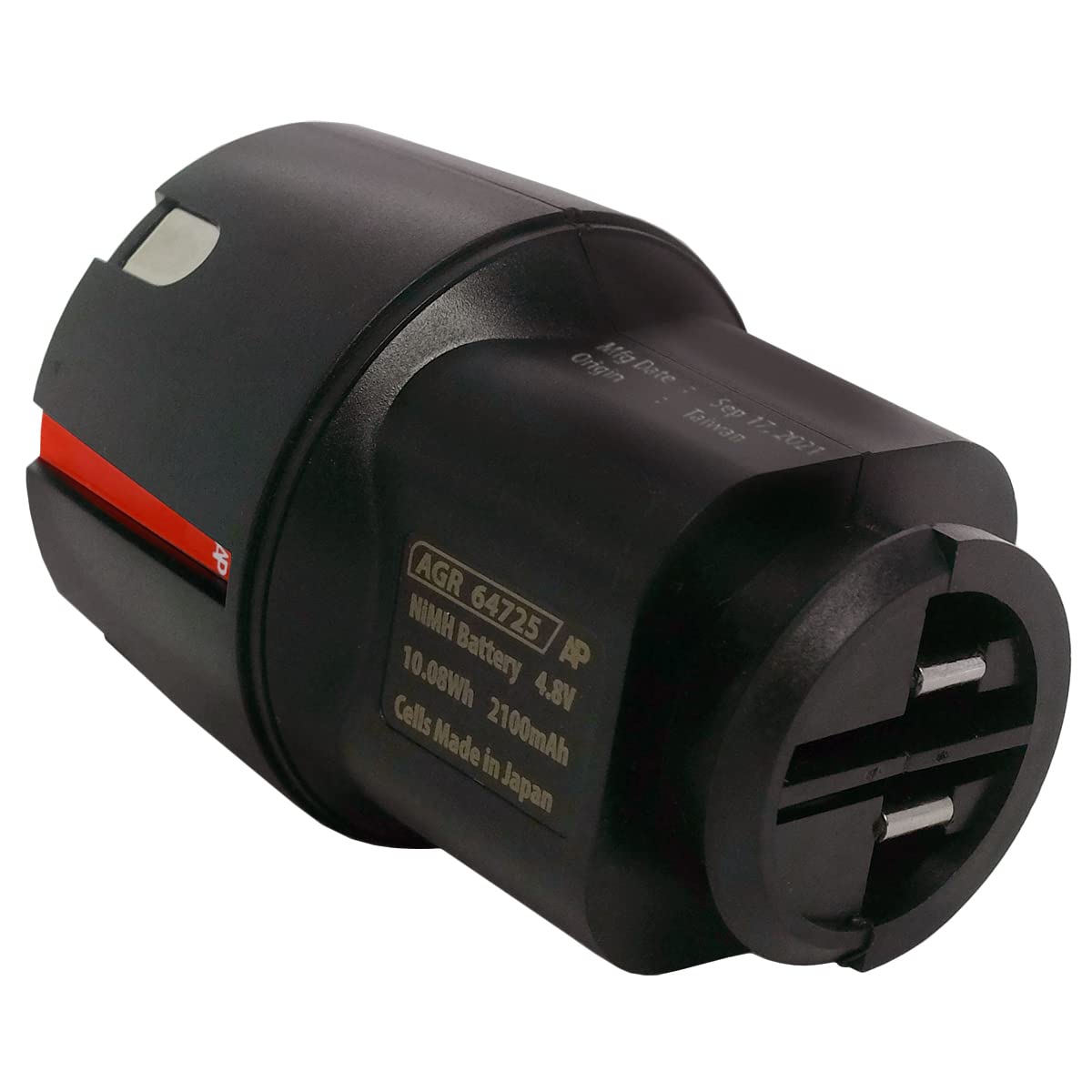 High-Capacity Replacement Battery for Andis PowerGroom AGR and BGR Clippers. NiMH, 2100mAh, Japanese Cells. Compatible with Andi