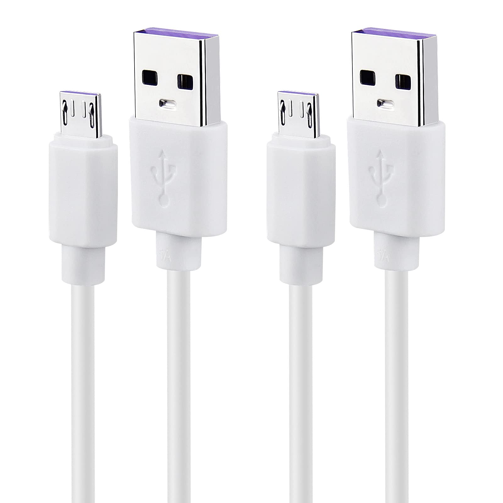 Smays Usb To Micro Usb Cable 3Ft Charging Cord White