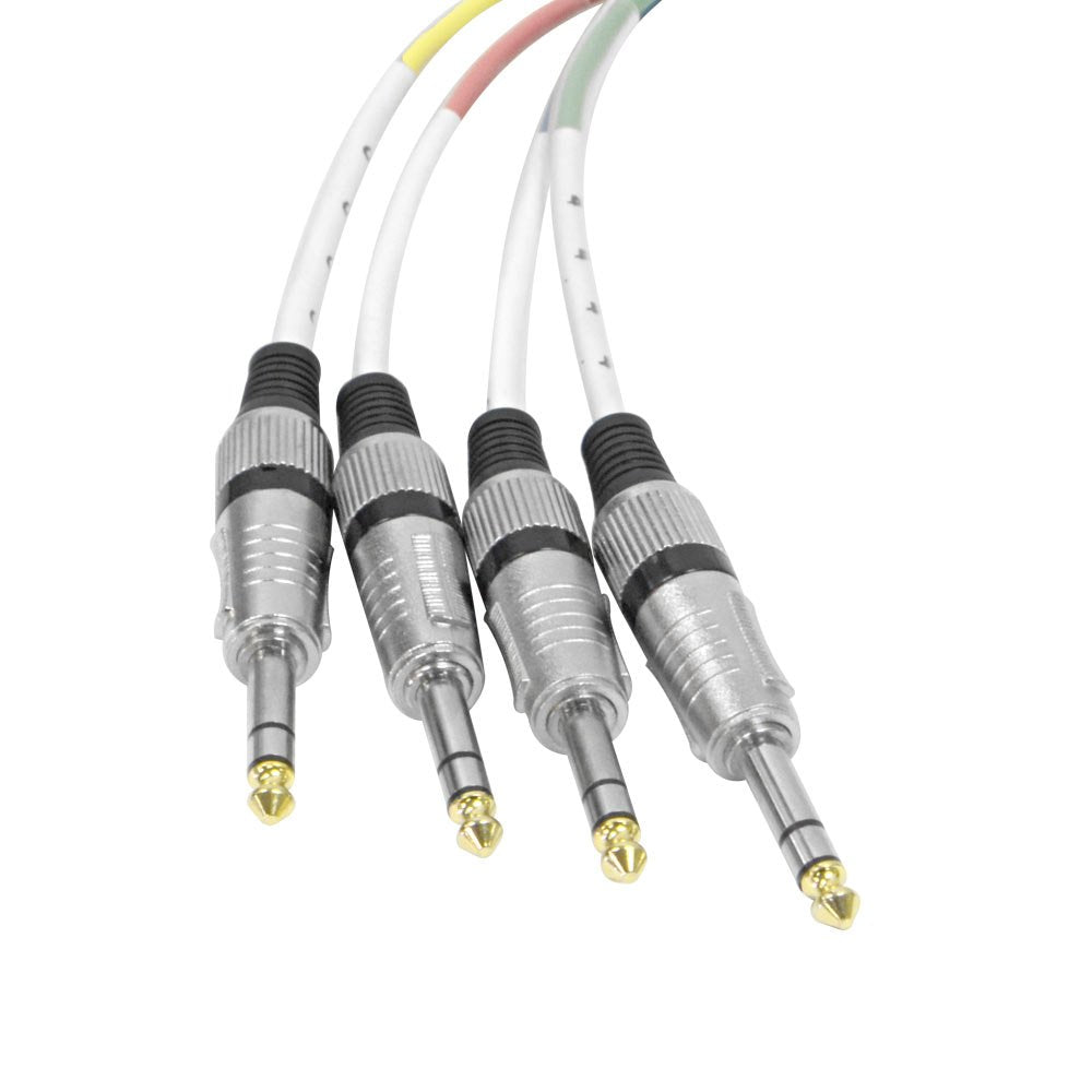 Seismic Audio - Saxt-4X5F - 4 Channel 1/4 Trs To Xlr Female Snake Cable - 5 Feet Long - Serviceable Ends - Pro Audio Effects Sna