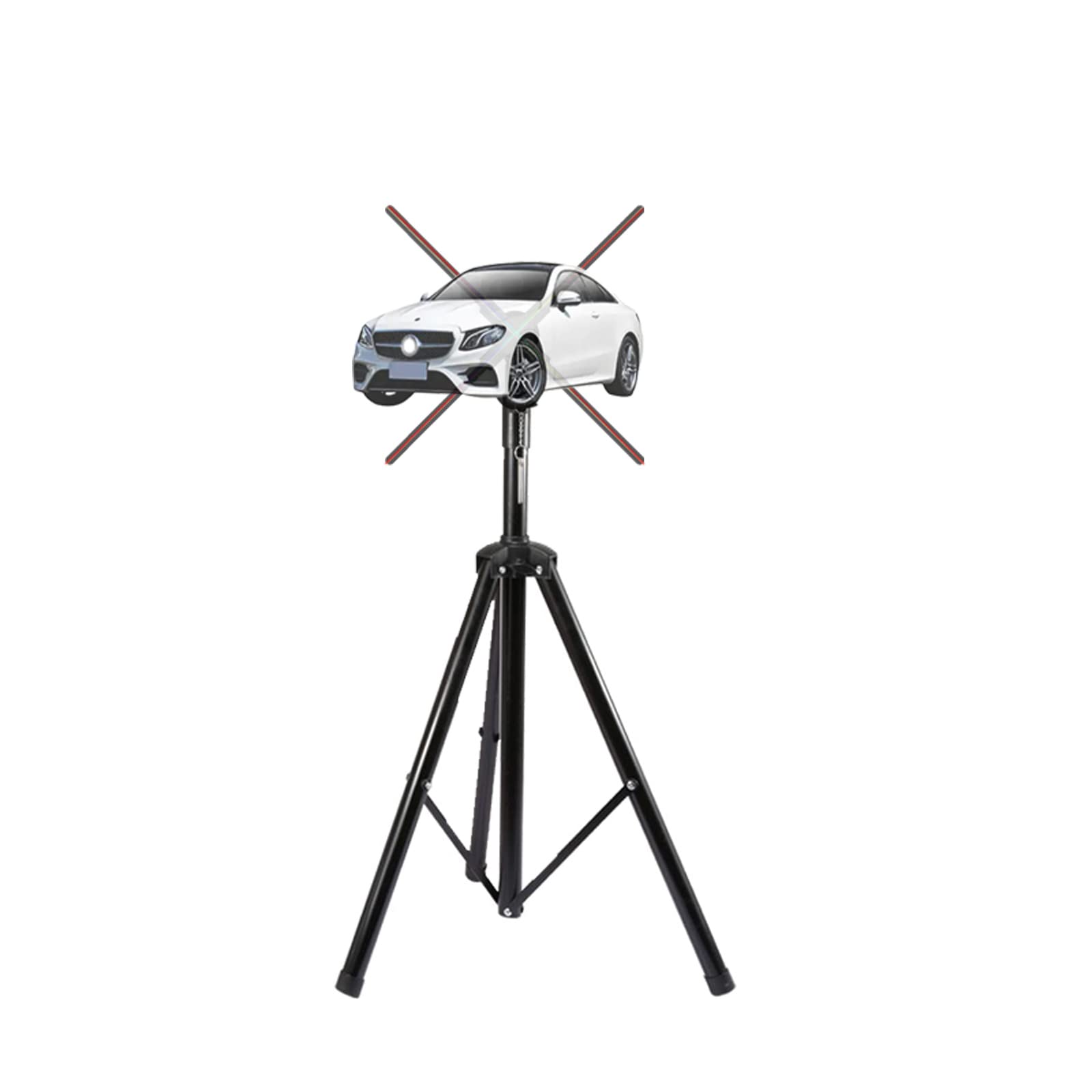 Hologram Fan Stand With Multi Function Base, Height 39.4 To 69 Inch, 150 Pounds Load Bearing For A Variety Of Hologram Fans