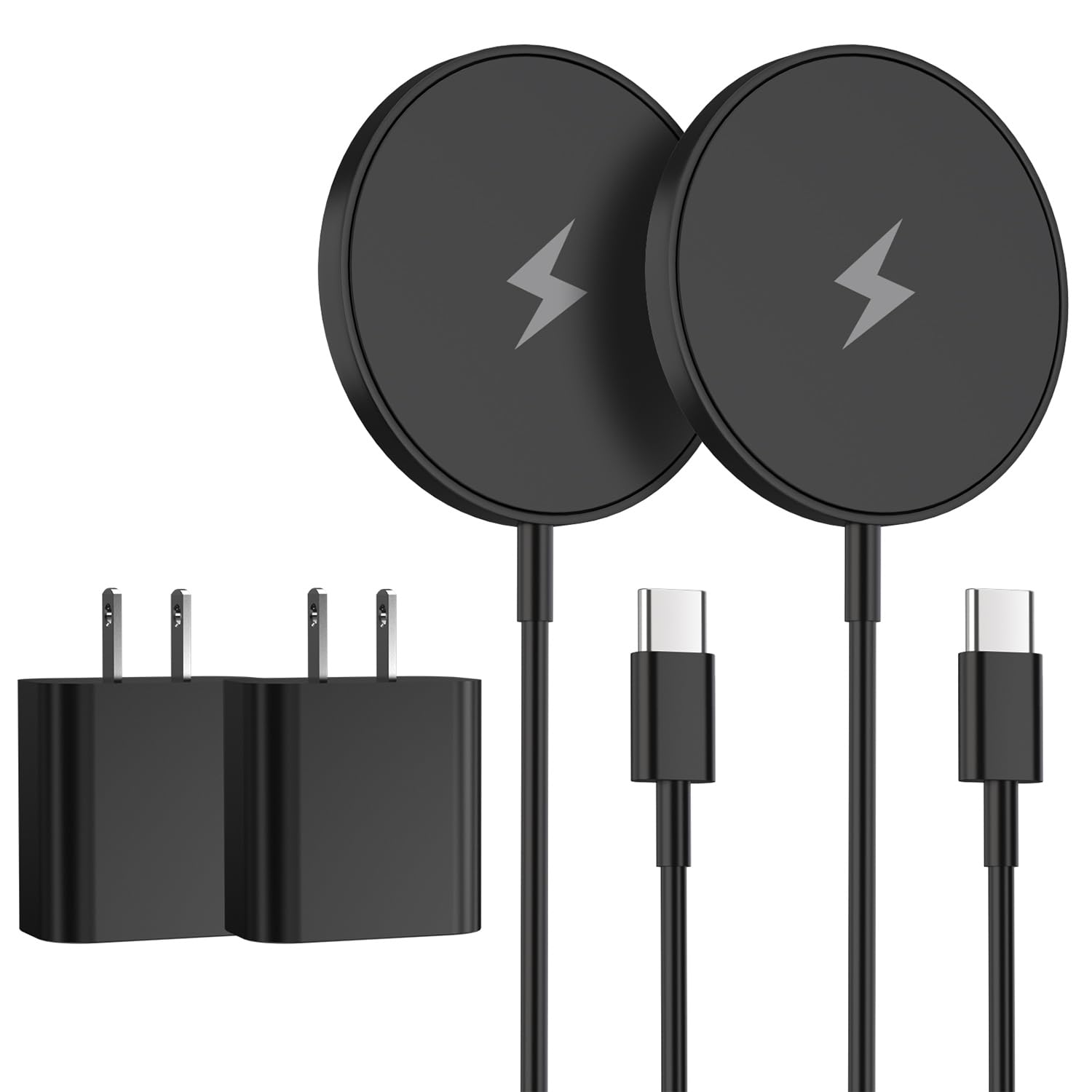 Magnetic Wireless Charger Iphone,6Ft Charger For Apple Magsafe Charger 2Pack Fast Wireless Charging Pad For Iphone 16 Pro Max/16