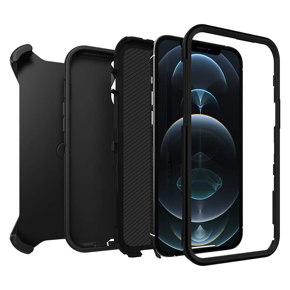 Lucinri Defender Case Compatible With Iphone 12 Pro Max Case Black