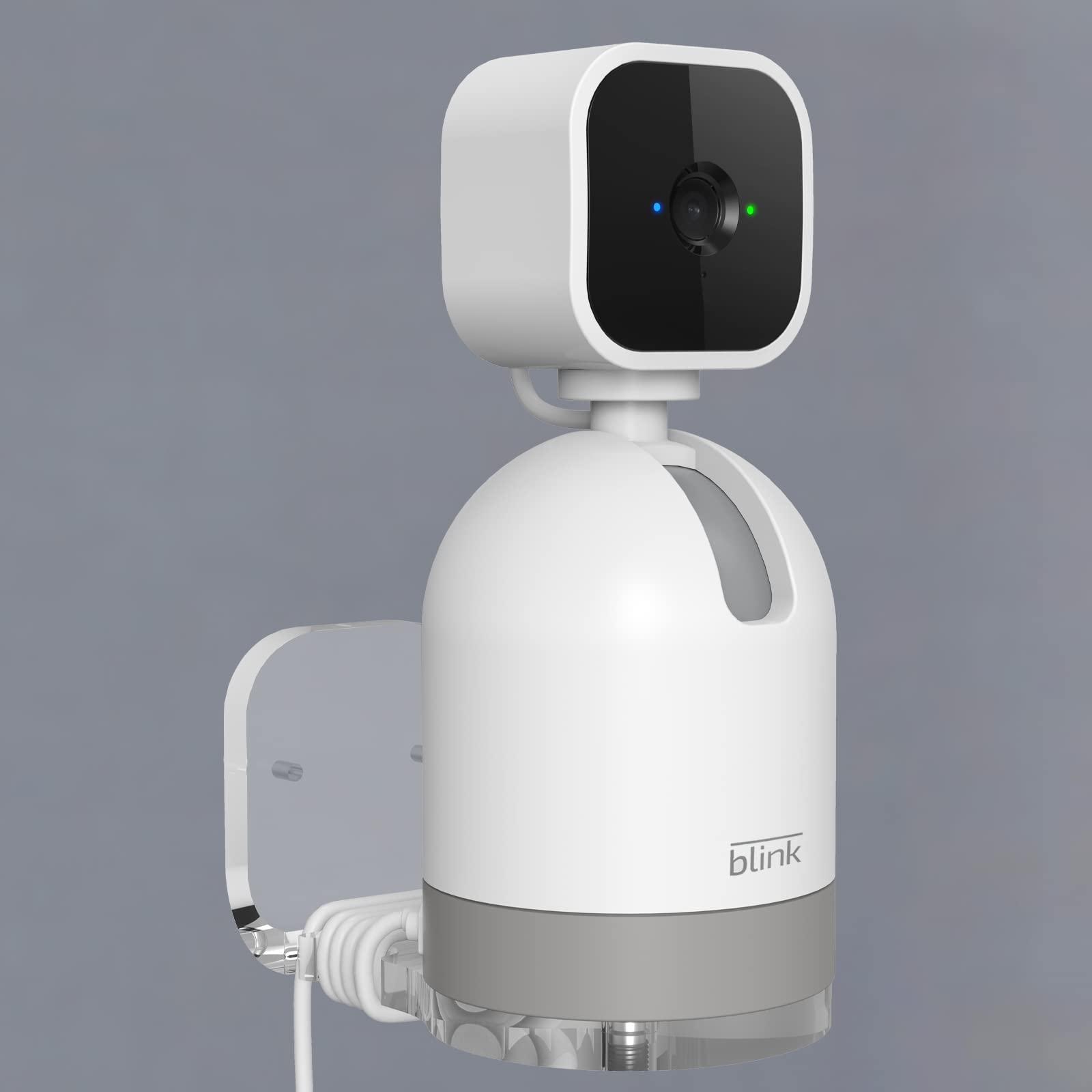 Puuuci Wall Mount For Blink Mini Pan Tilt Camera   Blink Mini Pan Tilt Camera Transparent Acrylic Wall Mount Bracket/Holder For