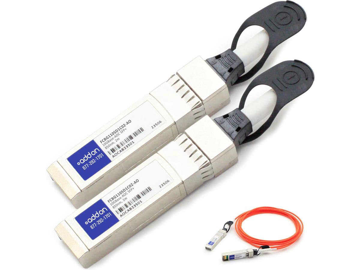Addon Finisar Fcbg110Sd1C02 Compatible Taa Compliant 10Gbase-Aoc Sfp+ To Sfp+ Di