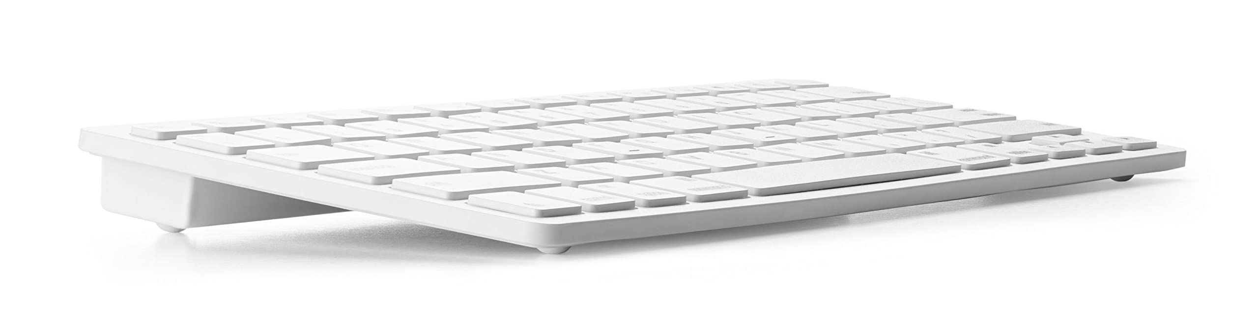 Mason West Slim Wireless Keyboard And Mouse Combo   White   For Desktop/Laptop/Windows/Mac, Simple Plug And Play Usb Nano Receiv