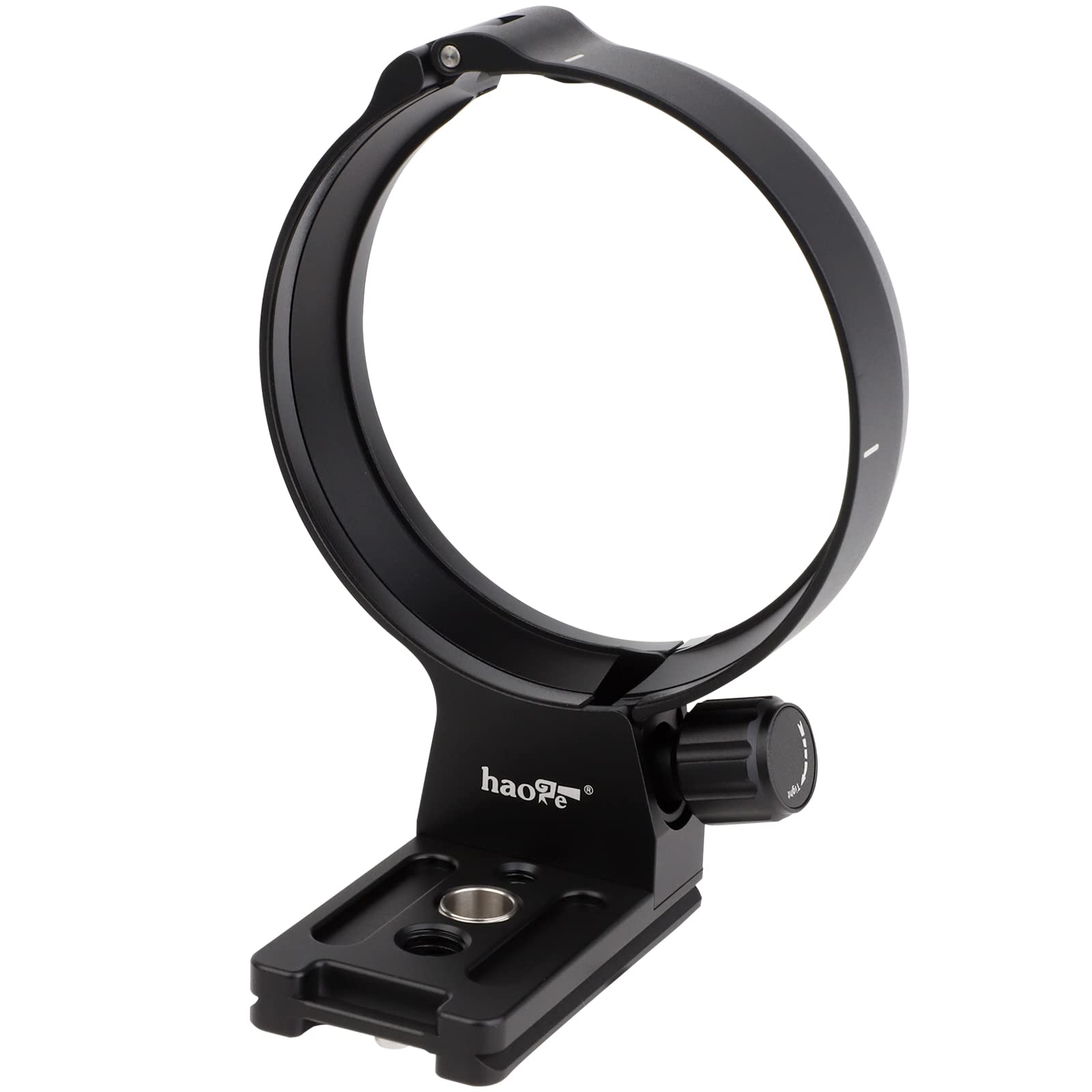 Haoge Lmr Rf150 Lens Collar Tripod Mount Ring For Canon Rf 100 500Mm F4.5 7.1 L Is Usm Lens Stand Base Canon Rf Mount Built In Arca Type Quick Release Plate