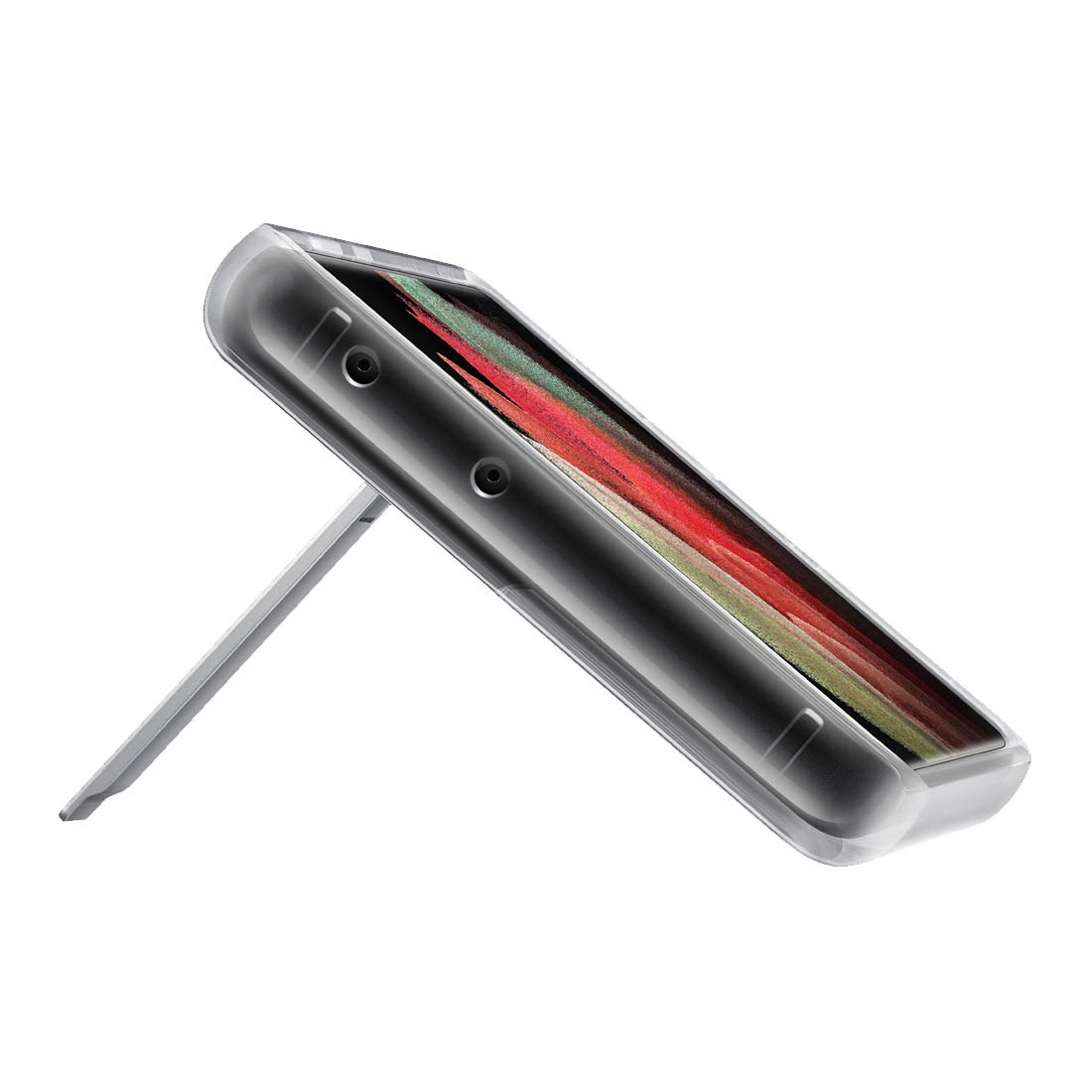 Clear Standindg Clear Galaxy S21 Ultra Protective Case