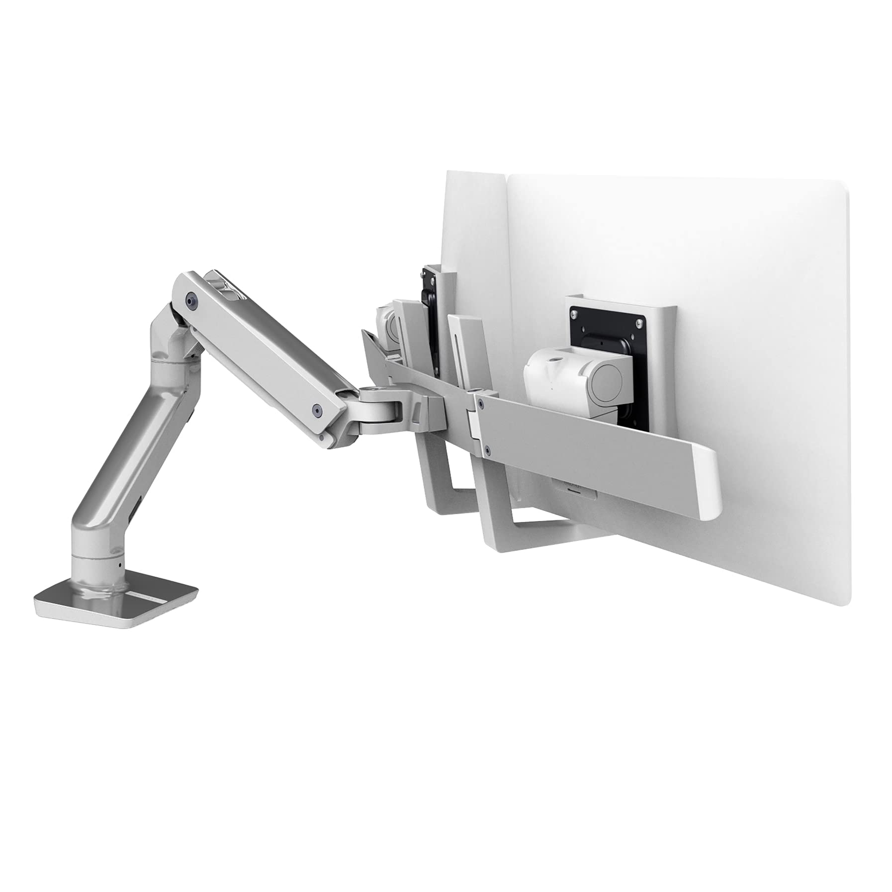 Ergotron � HX Dual Monitor Arm, VESA Desk Mount � for 2 Monitors Up to 32 Inches, 5 to 17.5 lbs Each � Polished Aluminum