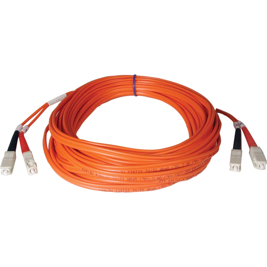 Tripp Lite Duplex Multimode 50/125 Fiber Patch Cable (SC/SC), 5M (16ft.)(N50605M)