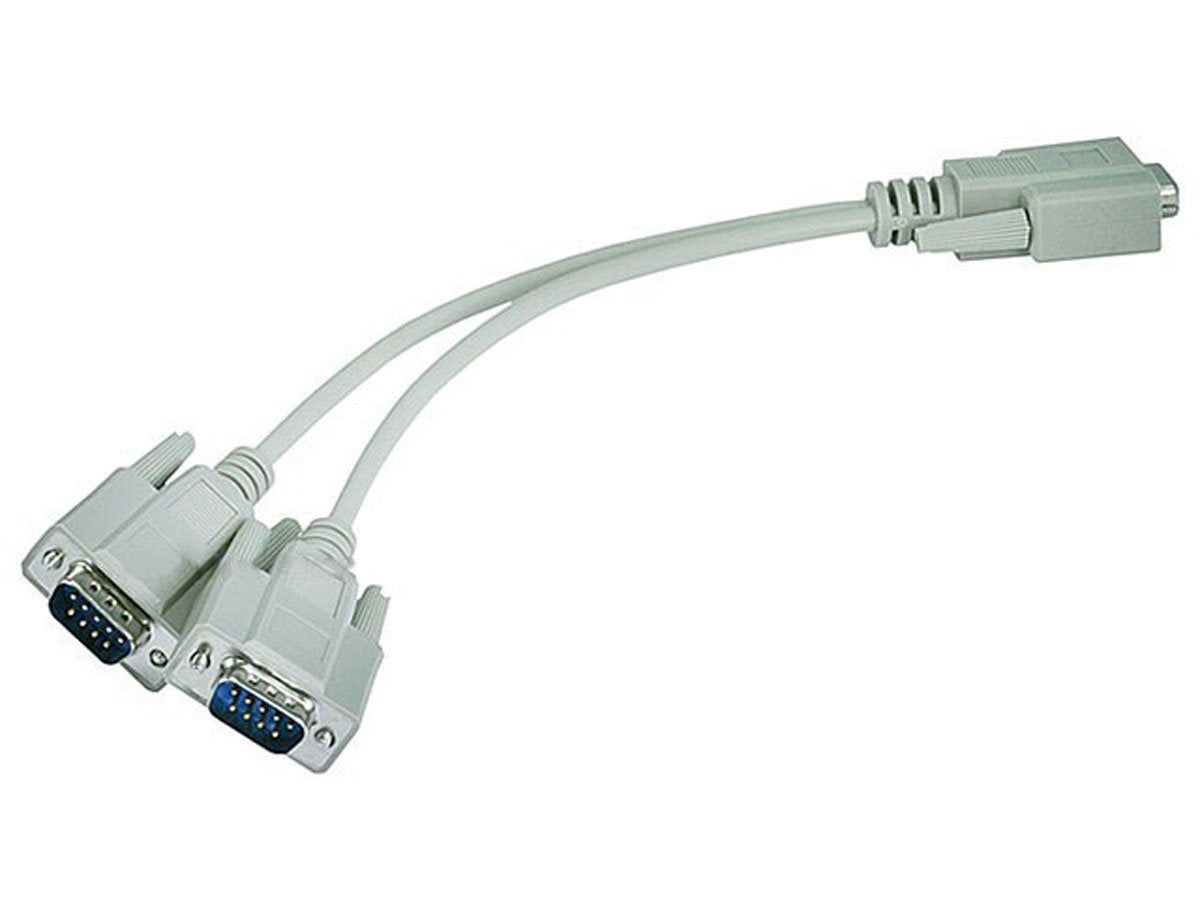 Monoprice Rs232 Serial Mouse Or Monitor Splitter Cable (104640)