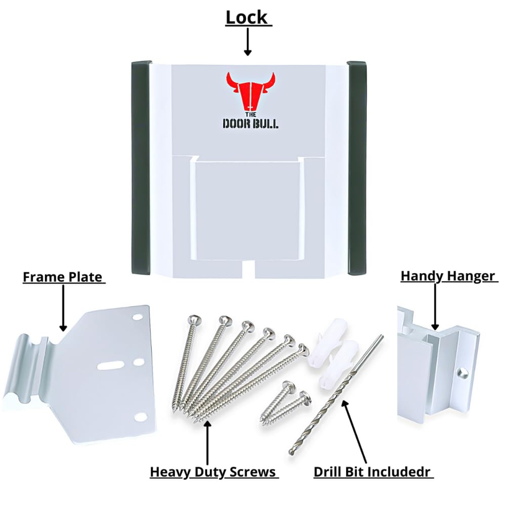 Door Barricade | Door Jam Door Stoppers Security Bar Add Extra Security To Your Inward Opening Front Door At Home   An Innovativ