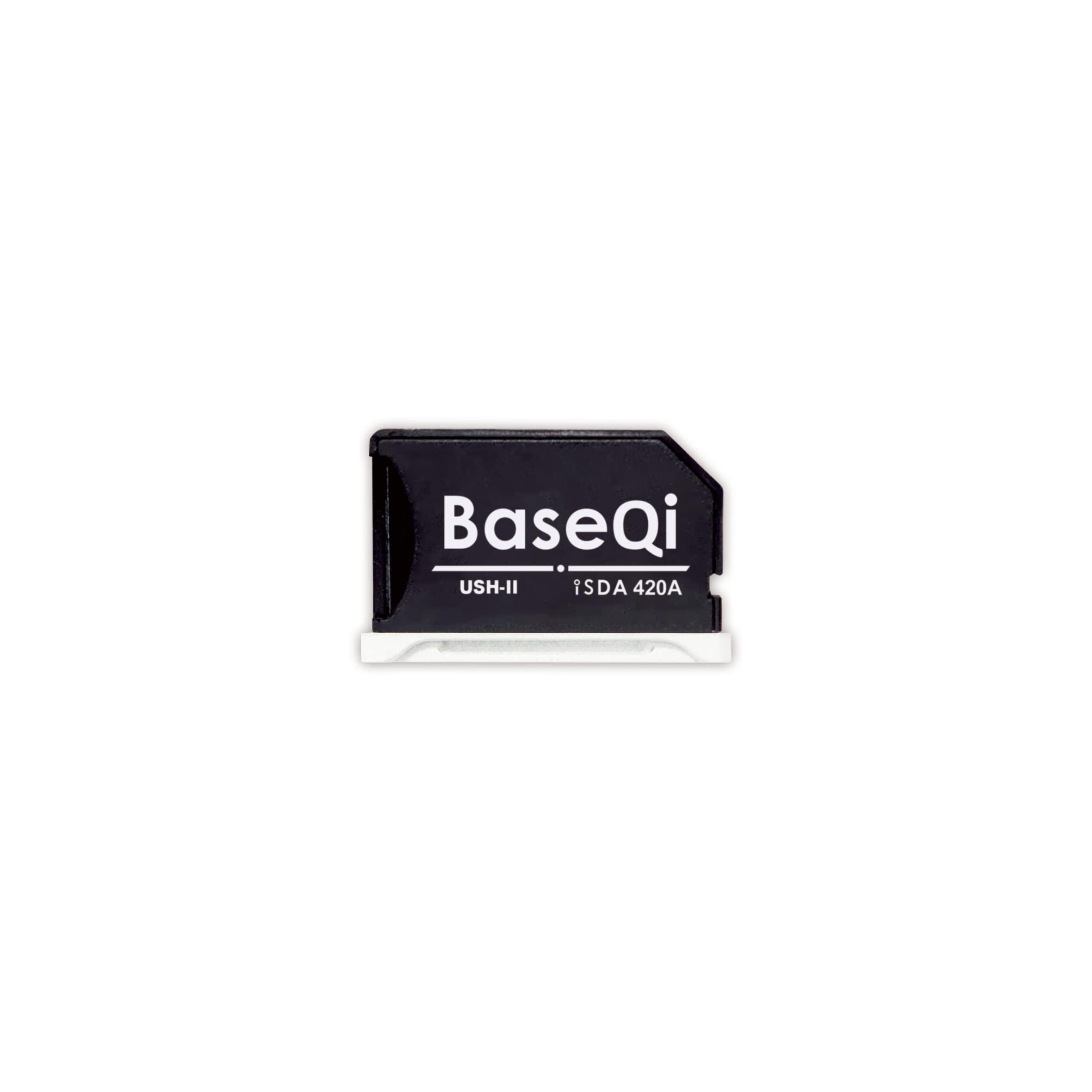 Baseqi Uhs-Ii Aluminum Microsd Adapter For 2021 M1 Macbook Pro 14 & 16    (Adapter, Silver)