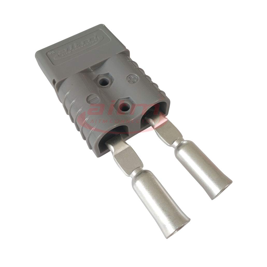 Dent De Lion 120A Quick Connect Stainless Steel Modular Power Connectors (Grey, 2/4/6 Awg, 105C, 120V)