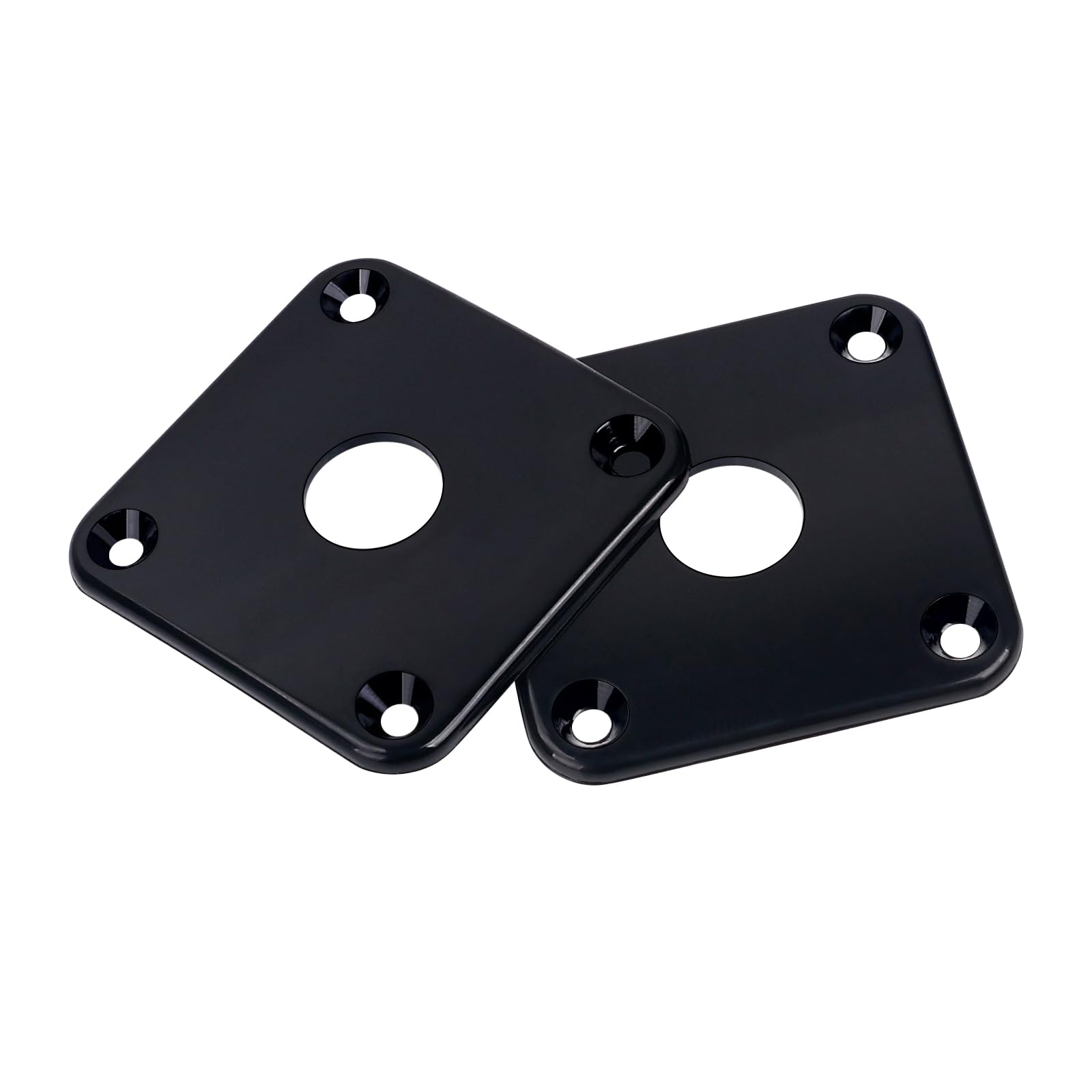Banworks Plastic Guitar Jack Plate Square Curved Output Jackplates Cover For Gibson Epiphone Epi Lp Les Paul Electric Guitars Pa