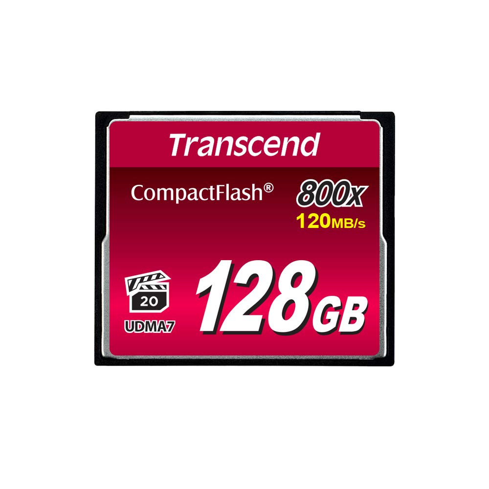 Transcend 128Gb Compactflash Memory Card 800X (Ts128Gcf800)