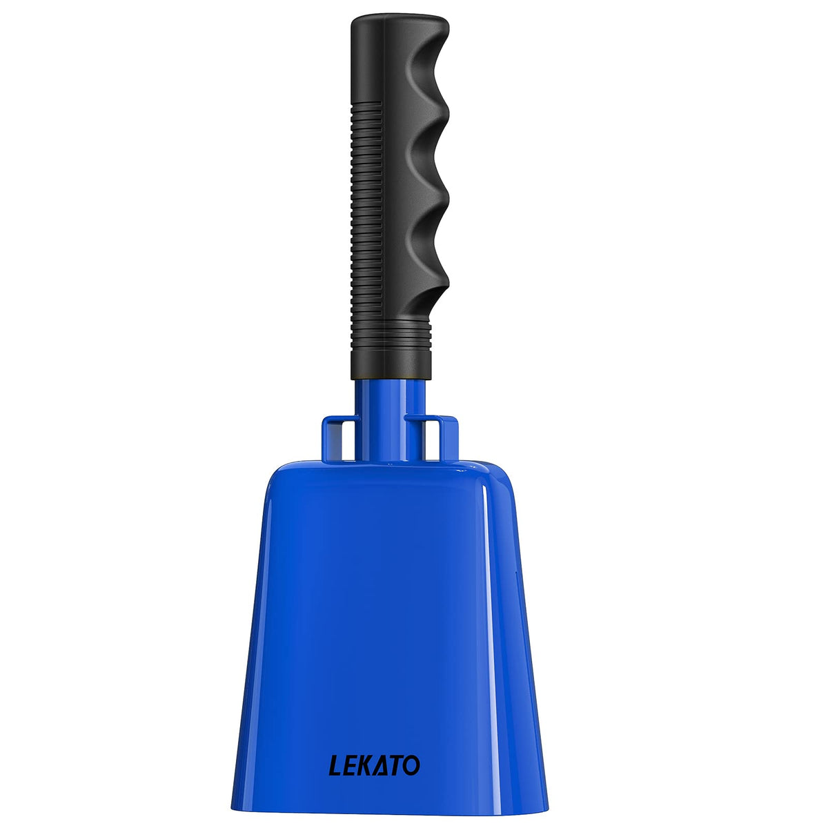 8 Steel Cow Bell, LEKATO Noise Makers Cowbell with Handle for Sport Events Cheering Hand Bell for Football Games,Party, Concert,