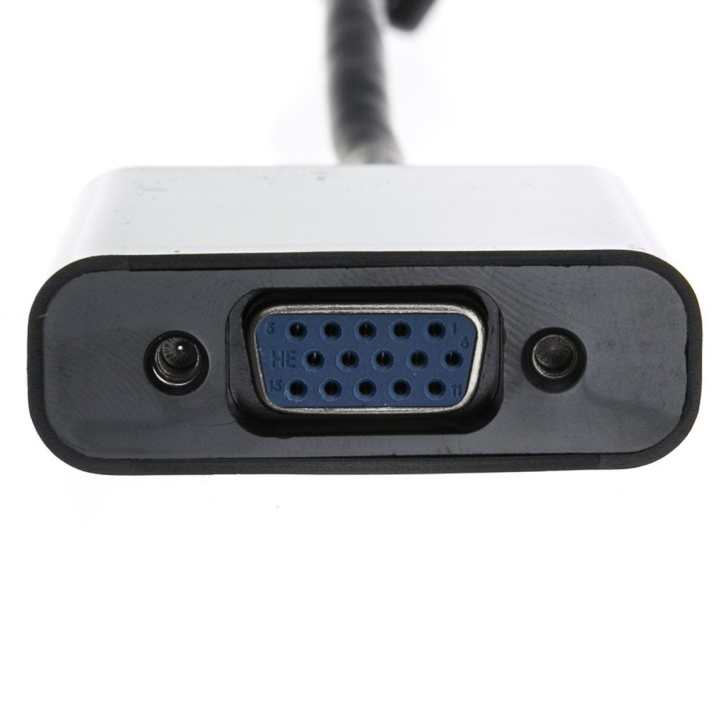 Displayport To Vga Adapter Cable, Displayport Male To Hd15 Female, Only Works From Displayport To Vga, 6 Inch