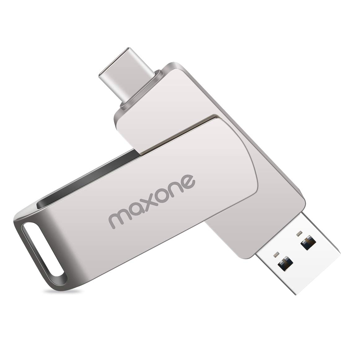 Maxone 128Gb Flash Drive Usb Type C Both 3.1 Tech   2 In 1 Dual Drive Memory Stick High Speed Otg For Android Smartphone Computer, Mac Book, Chromebook