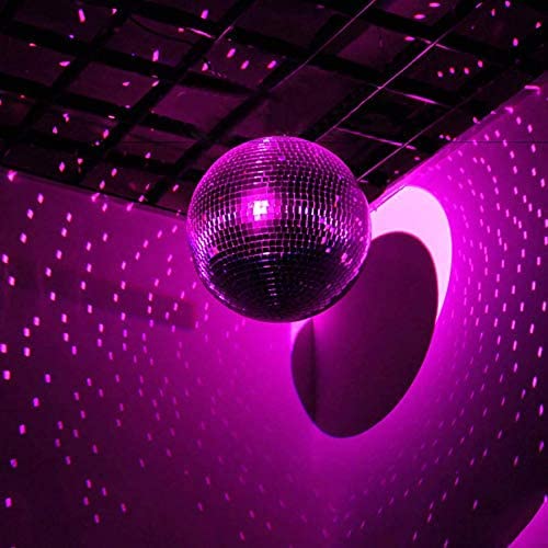 Alytimes Mirror Disco Ball  4 Inch Cool And Fun Silver Hanging Party Disco Ball  Big Party Decorations, Party Design (4 Inch)