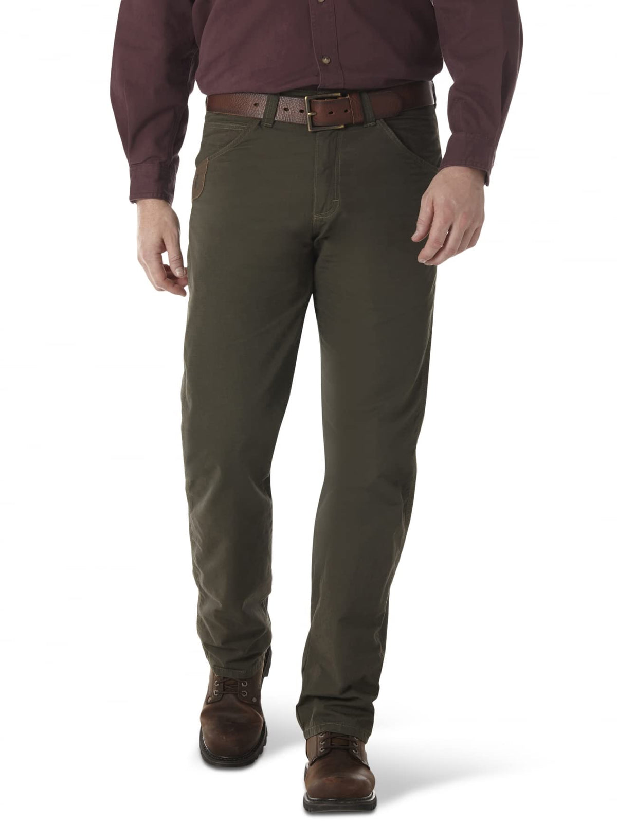 Wrangler Riggs Workwear Mens Technician Work Utility Pants, Loden, 36W X 34L Us