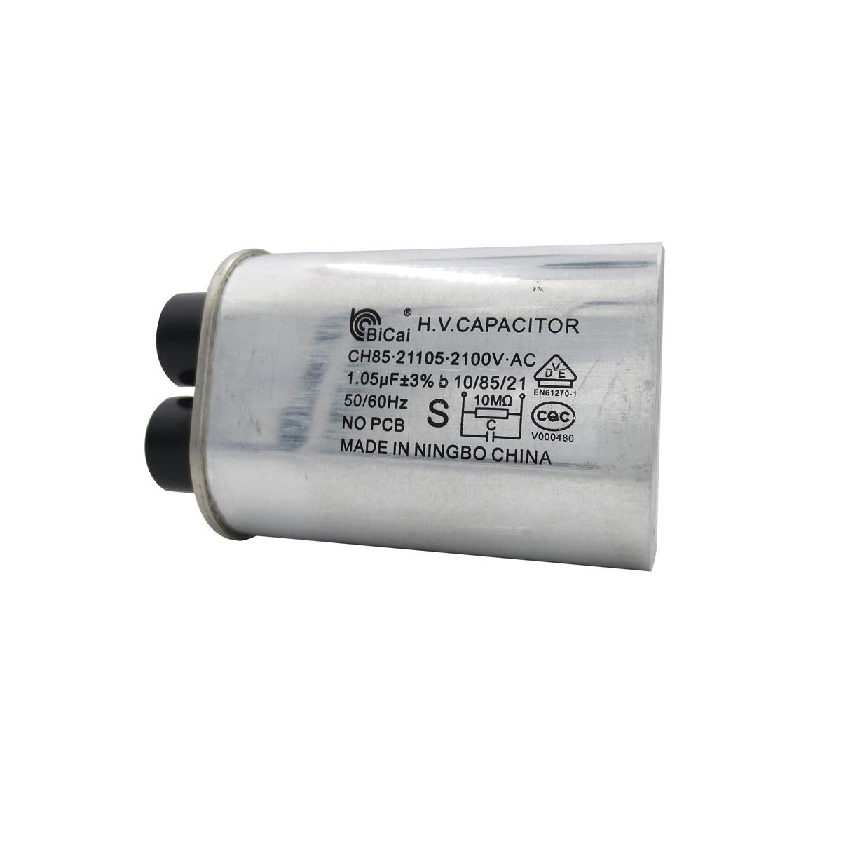 Meter Star Cqc&Vde Certification Universal Household Microwave High Voltage Capacitor Ch85 2100V Ac H.V.Capacitor 10/85/21 50/60