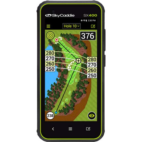 Skycaddie Pro 5X Handheld Golf Gps - Power Bundle With Playbetter Portable Charger & Protective Hard Case - Truepoint Precision