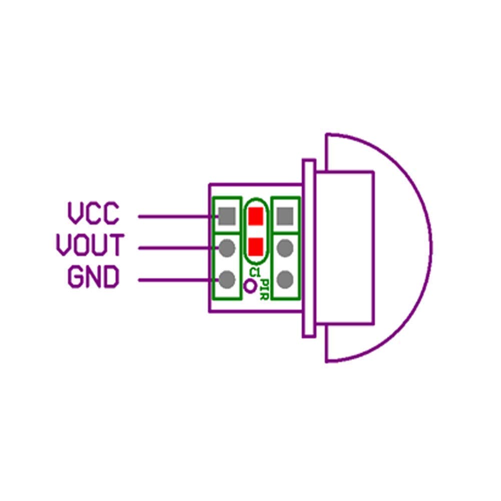Hiletgo 3Pcs Am312 Mini Pyroelectric Pir Human Sensor Module Pir Infrared Ir Sensor Body Manual Motion Infrared Ir Detector