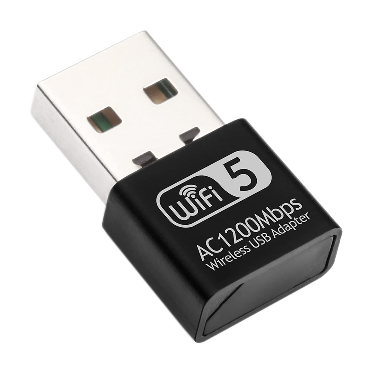 Usb Wifi Adapter For Pc, Ac1300M Usb Wifi Dongle 802.11Ac Wireless Network Adapter With Dual Band 2.4Ghz/5Ghz For Desktop Laptop