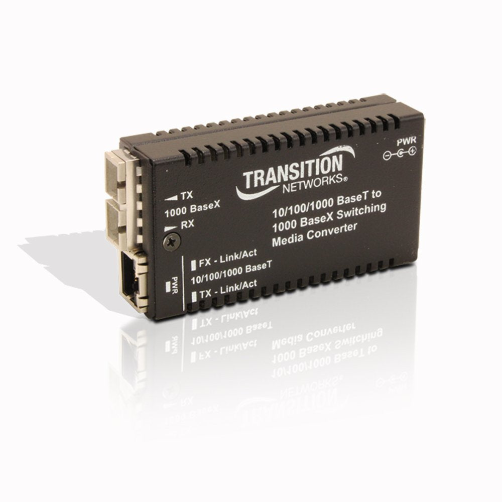 TRANSITION NETWORKS 10/100/1000BTX to 1000BLX Sm Sc 10KM Media ...