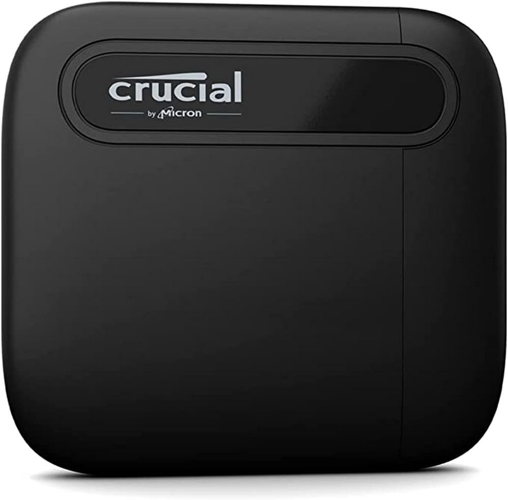 Crucial X6 2Tb Portable Ssd   Up To 800Mb/S   Pc And Mac   Usb 3.2 Usb C External Solid State Drive   Ct2000X6Ssd9